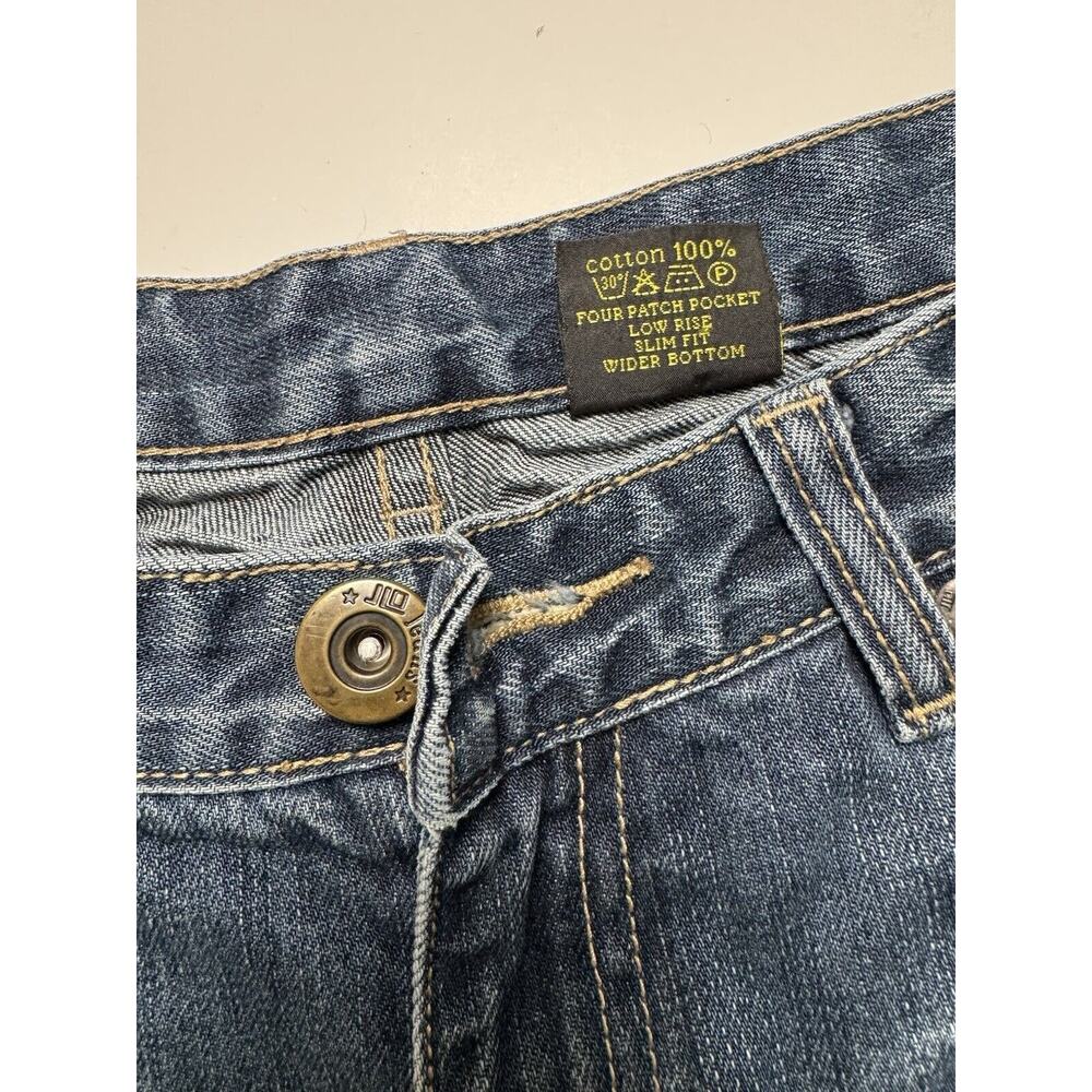 Y2K Vintage JLo Jeans Straight Leg Indigo Denim 2000’s ~ 28 - Picture 4 of 12